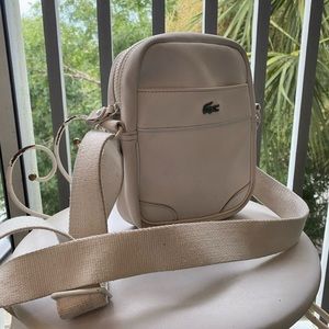 SOLD SOLD SOLD!!!! Lacoste White Messenger Bag 🐊